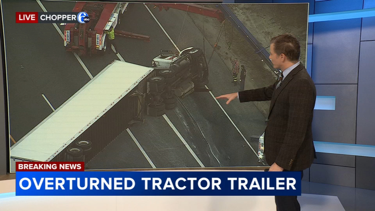 Overturned semi blocking all lanes of Rt. 55 NB in Gloucester County, New Jersey
— Lansdale Community news