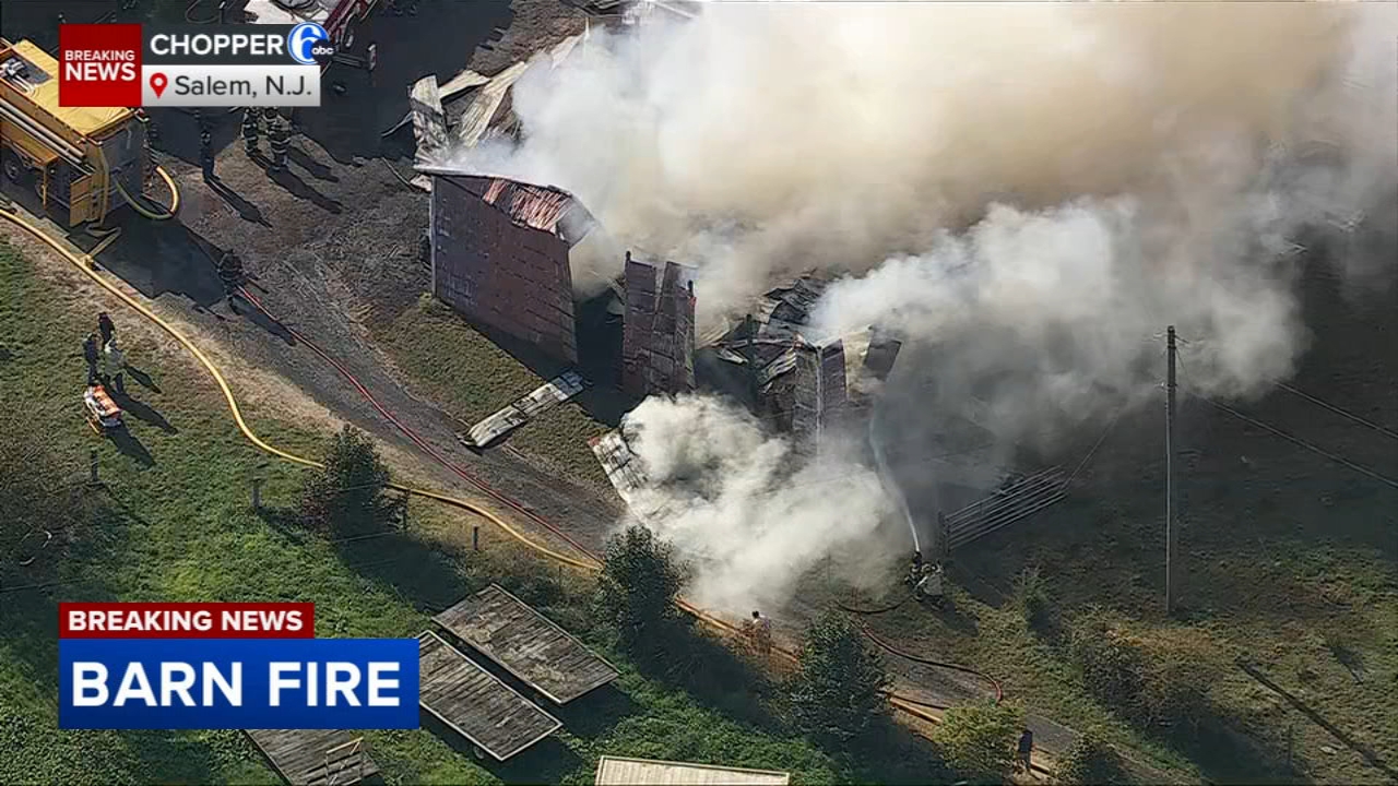 Crews battle large barn fire in Lower Alloways Creek Twp., NJ
— 6ABC Action News (Philadelphia)